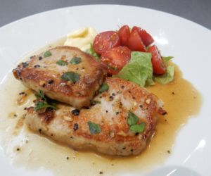 Steak z vepřové kotlety