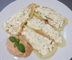 Papriky s balkánským sýrem