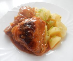 Kuře v červené omáčce