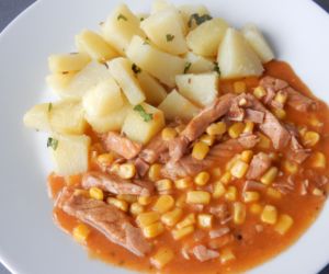 Vepřové maso s kukuřicí