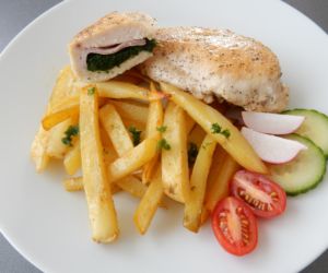 Kuřecí kapsa se špenátem