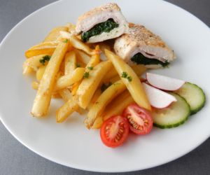 Kuřecí kapsa se špenátem