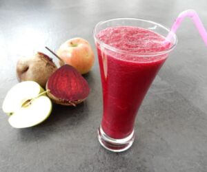 smoothie z červené řepy