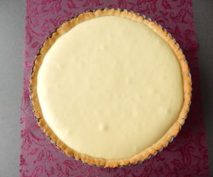 Jahodový koláč - upečený