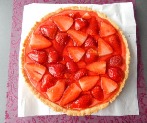 Jahodový koláč - s želatinou