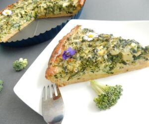 Quiche s brokolicí a medvědím česnekem