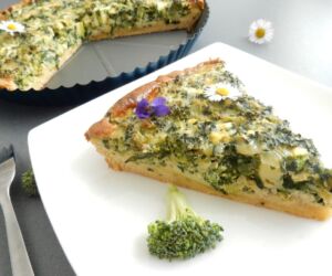 Quiche s brokolicí a medvědím česnekem