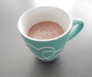 Ostružinový mugcake před pečením