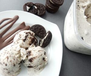 Domácí zmrzlina z oreo sušenek